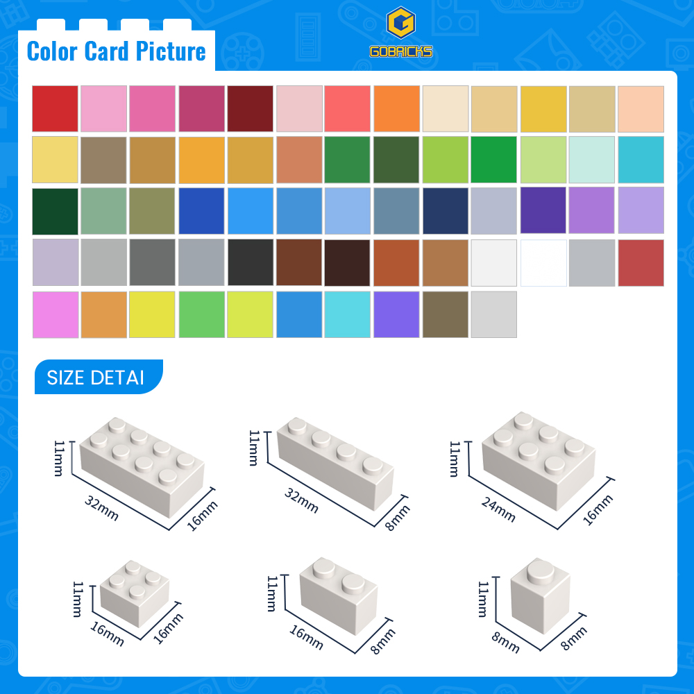 Gobricks 50950 10 adet eğimli  - Lego Set Creator incelemesi ve fiyatı